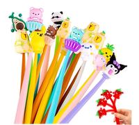 20 Pezzi Interessante Penne Gel, Penne Gadget Compleanno Bambini, Penna gel Cute Kawaii, Set di penne gel a forma di animali dei cartoni animati, Ideali Regalini Fine Festa Compleanno