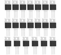 20 Pezzi IRF1404 NCanale TO-220 PlugIn 40V 160A 333W per Pannello Solare, Veicoli Elettrici, Amp Audio, Illuminazione LED