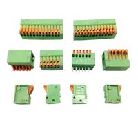 20 pezzi kf141R-2,54 mm passo 2,54 mm terminali senza viti pin dritto connettore terminale pcb a molla verticale(8P)