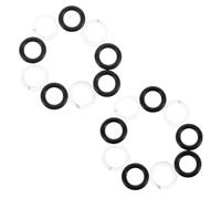 20 Pezzi Kit Guarnizione Cric Idraulico da Pavimento 3 Ton | Design a Guarnizione Aperta, per Cilindri Idraulici e Manutenzione Veicolo, Facile da Montare