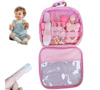 20 pezzi kit sanitario e toelettatura per bambini, kit di toelettatura per bambini portatile sicuro e pratico per i piccoli ragazze, sanitaria, sanità assistenza sanitaria