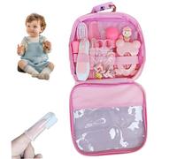 20 pezzi kit sanitario e toelettatura per bambini, kit di toelettatura per bambini portatile sicuro e pratico per per