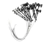 20 Pezzi Lampada Mini Scena Decorativa per Micro Paesaggi, Nero PE | Ornamento da Tavolo per Giardino Fatato e Modellismo, Accessorio Creativo, Stile Simulazione, Resistente