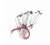 20 Pezzi, Lampade a LED Lamppost White per Il Parco Giochi di Layout Ferroviario, Illumina Il Tuo Scenario con Questo Grande Accessorio Modello, Adatto per Gli Appassionati di Modelli,
