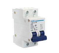20 pezzi/lotto 2P 63A DC250V MCB Mini interruttore automatico DC Switch Controller for sistema solare fotovoltaico
