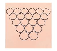 20 pezzi lotto 34 mm x 1,2 fasce elastiche pistone adatte for TL26 CG260 26CC BC260 1E34F decespugliatore a tempi attrezzi da giardino