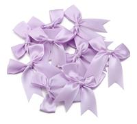 20 pezzi/lotto 8,5 * 8,5 cm fiocchi di nastro di raso colorati fiocco di nastro carino per decorazioni artigianali fai da te copricapo moda abbigliamento accessori-viola-8,5x8,5 cm
