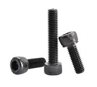 20 pezzi M5 in acciaio al carbonio nero, viti a testa esagonale DIN912, bulloni a brugola ISO7380, for macchine metalliche DIN7991(Cup Head (DIN912)6mm)