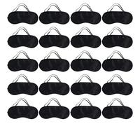 20 Pezzi Mascherina per Dormire Mascherina per Occhi in 100% Seta Naturale Pura 100% bloccare la Luci per Donna e Uomo con Tappi per Orecchie e Cinghia Comoda Orientabile No.27