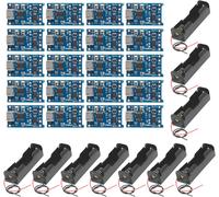20 Pezzi Micro USB 5V 1A 18650 Lithium Battery Charger Module + 10 Pezzi Porta B