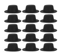 20 pezzi Mini Cappello a Cilindro: Miniatura Piccoli Cappelli Formali in Feltro