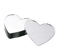 20 Pezzi Mini Specchi Decorativi, Specchio Parete a Cuore, Mini Specchio a Forma Cuore, set Specchi a Cuore, per Decorare Oggetti Artigianali, Specchi Fai Da Te, Accessori per Progetti di Artigianato
