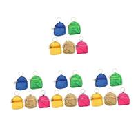 20 pezzi Mini zaino Portafogli da uomo Portachiavi Portafoglio Piccolo portamonete Portamonete Portachiavi Fibbia Portamonete Portachiavi Mini Borse da festa per ragazze Borsa in nylon piccola Borsa