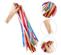 20 pezzi Mix Color Fairy Bacchette con le campane fata Streamer per matrimoni