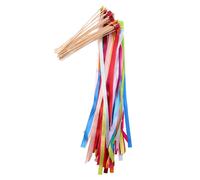 20 pezzi Mix Color Fairy Bacchette con le campane fata Streamer per matrimoni