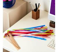 20 pezzi Mix Color Fairy Bacchette con le campane fata Streamer per matrimoni