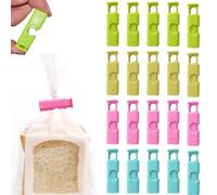 20 Pezzi Mollette per Alimenti da Cucina, Fermagli Riutilizzabili in Plastica, Clip Alimentari Frigoriferi Multicolori, Sigilla Sacchetti, Per Conservare Gli Alimenti, Per Sacchetti di Pane, Patatine