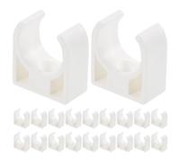 20 Pezzi Morsetto per Motore Elettrico Mini, Supporto in Plastica | Diametro Interno 2, 3cm, Design a U e Fissaggio a Vite, per R260 R280, Modellismo e Robotica