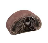 20 pezzi nastri abrasivi in tessuto 75 x 457 mm nastro abrasivo per smeriglia...