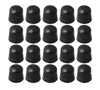 20 pezzi nero Trombone Slide Silicone End Tip Bumper Trombone Repair Accessories