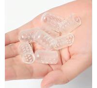 20 pezzi Nuovi copritoe in silicone, maniche per dita traspiranti, protezioni per punte delle dita, cuscinetti anti-attrito per calli, adatti per scrittura e lavoro Frutta & verduraSilicone