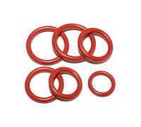 20 Pezzi O-ring in gomma rossa, 1.8 x 23 x 26.6 mm | Anello impermeabile, componente di tenuta resistente alle alte temperature