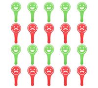 20 Pezzi Paddle di Voto Doppia Faccia in Plastica per Classe, Rosso Verde | Indicatori Leggeri per Insegnanti e Studenti, Feedback Immediato, Giochi Quiz ed Eventi, Stampe Vivaci
