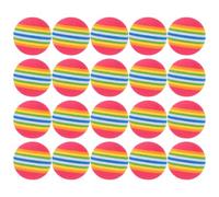 20 Pezzi Pallina da Allenamento Golf Arcobaleno 42mm in Eva Rossa | Morbida e Flessibile, Adatta All’uso Interno, Aiuta la Pratica, Accessorio per Golf, Colore Rosso