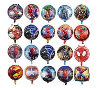 20 Pezzi Palloncini Festa Compleanno, Kit Palloncini Ragazzo Super eroi Palloncino Foil Supereroi Decorazioni per Compleanno, Baby Shower,palloncini compleanno,palloncini