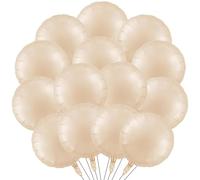 20 Pezzi Palloncini Foil Rotondi, 18 Pollici Palloncini Cachi, Palloncini Compleanno Cachi Palloncino Elio, Palloncino Rotondo per Compleanno Festa Baby Shower Anniversario Decorazione