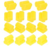 20 Pezzi Paraurti in Silicone, Pratica Silenziosa | Installazione senza Attrezzi, Formato Compatto, Superficie Liscia Gialla, per Lezioni Private e Casa