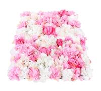 20 pezzi parete di fiori artificiali, parete di rose, fai da te, matrimonio, strada, sfondo artificiale, fiore, color champagne e rosa, decorazione floreale per matrimoni, feste di compleanno