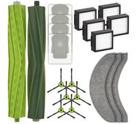 (20 pezzi) Parti di ricambio Accessori per robot iRobot Roomba Combo j7+, Combo j9+, Combo 10 Max, 2 spazzole a rullo, 4 sacchetti raccoglipolvere, 3 panni per mocio 5 filtri HEPA, 6 spazzole laterali