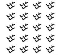20 pezzi per angoli per finestre a scatto, 0,8 x 1,9 cm, bianco, 20 pezzi | Confezione da 20 angoli bianchi, per design a scatto, senza bisogno di attrezzi, adatto per cornici da 0,8 x 1,9 cm