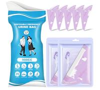 20 pezzi per urinella da donna + 8 sacchetti per urina da viaggio 900 ml, per orinatoio portatile da donna in piedi, aiuto per pipì, carta usa e getta, per toilette da viaggio, campeggio, toilette