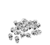 20 Pezzi Perline Per Barba Vichinga, Gioielli Per Barba Accessori Per Gioielli con Treccia Sporca, Perline Per Barba Vichinga con Perline Per La Decorazione dei Capelli, Collana con Ciondolo Bracciale