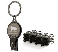 20 pezzi personalizzati da 4 in 1 apri bottiglia multi -funzione, clipper per unghie neri, birreria bomboniere, personalizzati privati, regali multitool per uomini