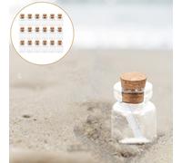 20 pezzi piccole bottiglie fai da te appese bottiglie di ciondoli piccole