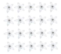 20 pezzi piccoli di fiori, 0, 7 mini artigli bianchi di fiori per ragazze ragazzi accessori in resina accessori decorativi panino di matrimonio quotidianamente uso quotidiano