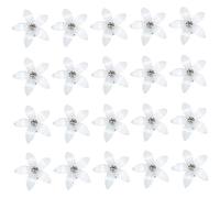 20 pezzi piccoli di fiori, 0, 7 mini artigli di fiori bianchi per ragazze ragazzi accessori per bambini accessori decorativi per il matrimonio del matrimonio di compleanno per matrimoni
