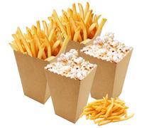 20 Pezzi Porta Pop Corn,6.4x9x13.5 cm Scatole di Carta Popcorn Contenitori Caramella,Sacchetti Pop Corn Festa,Mini Contenitori per Popcorn per Serate Cinema,Feste di Compleanno,Carnevali,Matrimoni