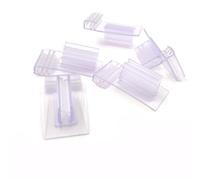 20 Pezzi Portaetichette Trasparente PVC per Cartellini e Prezzi | Design Trasparente e Superficie Liscia, Facile da Portare, per Aggiornamenti Prezzo in Negozio e Inventario