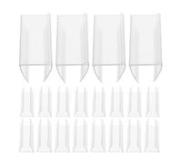 20 Pezzi Portaprezzo per Scaffali in Pvc Bianco, Set