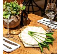 20 pezzi Portatovaglioli floreale elegante e alla moda, supporto creativo per fiori, adatto per matrimoni, feste e decorazione quotidiana della tavola, facile da usare portatovaglioli per occasioni fo