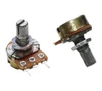 20 pezzi Potenziometro B1M B2M B500K B1K B220K B10K Albero lineare 15mm(B10K)
