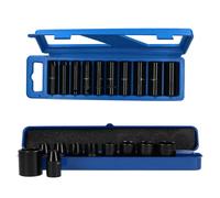 20 pezzi prese metriche a impatto poco profonde e profonde da 1/2" 9 mm - 27 ...
