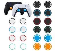 20 Pezzi PS5 Accessori Tappi in Silicone per Controller, Cappuccio Joystick Switch Xbox One Series X/S PS4 PS5 Accessori, Protezione per Controller PS5 Nero e Bianco, Accessori per Controller PS4