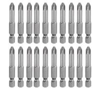 20 pezzi punta cacciavite Phillips PH2 1/4" esagono per 50mm asta 6mm