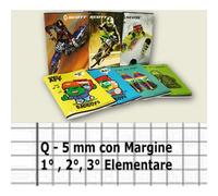 20 PEZZI QUADERNONI QUADERNONE QUADRETTI Q - 5mm CON MARGINE 1° 2° 3° ELEMENTARE