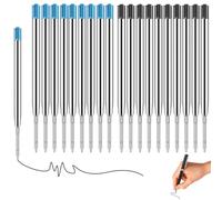 20 Pezzi Refill,Ricarica Penna, Ricariche Inchiostro per Penne a Sfera, Set di Mine Compatibili, per il Formato G2,Ricariche Sostituibili,ricarica penna,refill parker